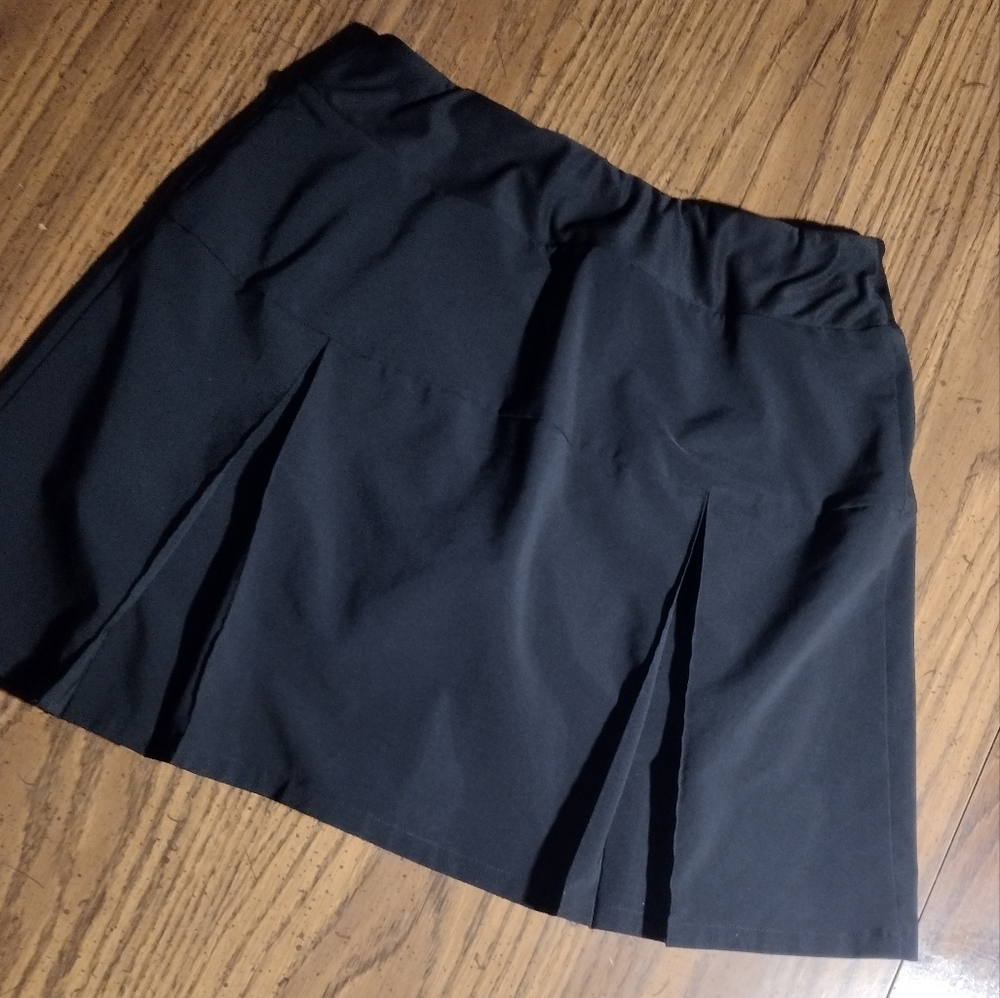 Black Performance Active Pleated Skort - image 5